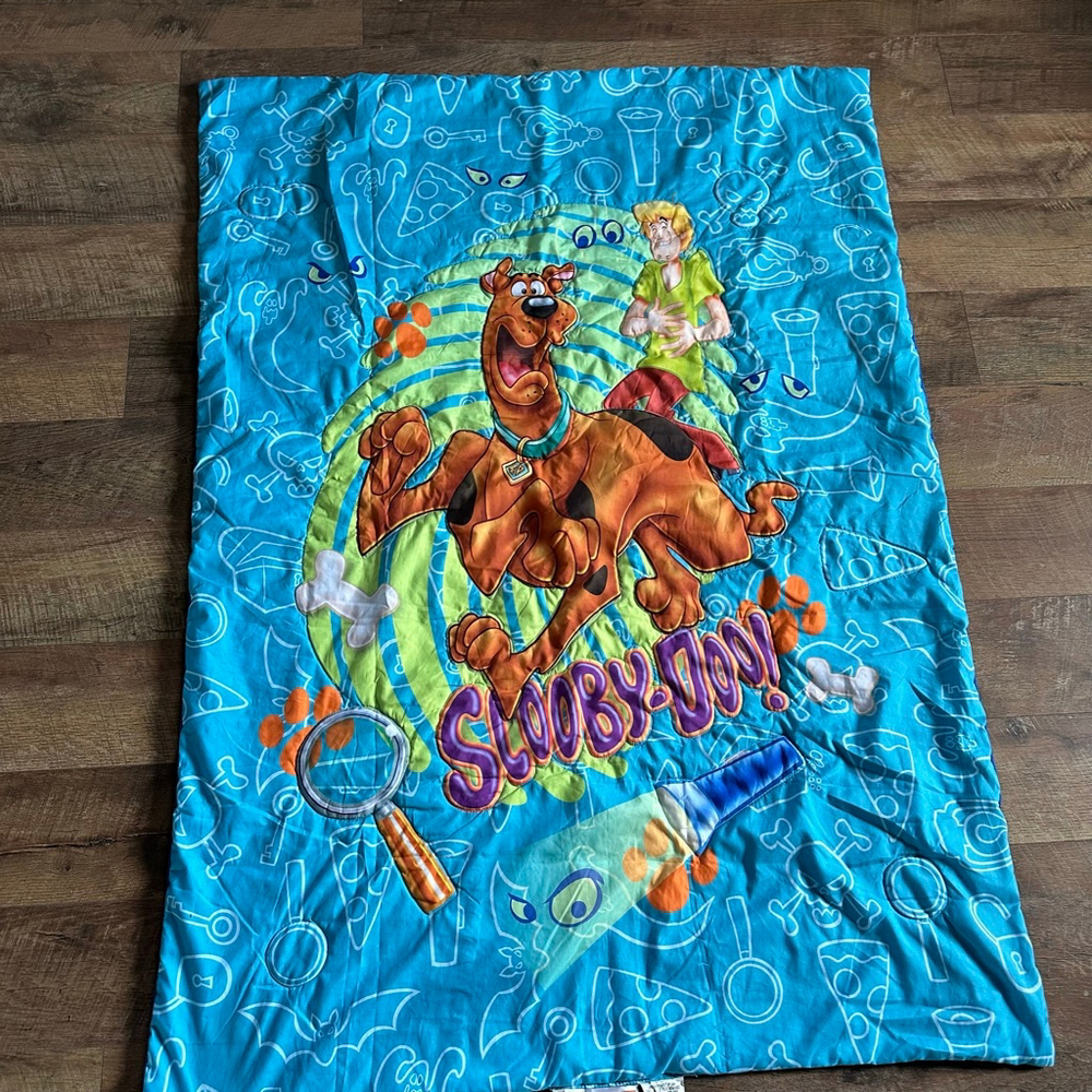 Scooby-Doo! Twin Quilt in Blue and Green